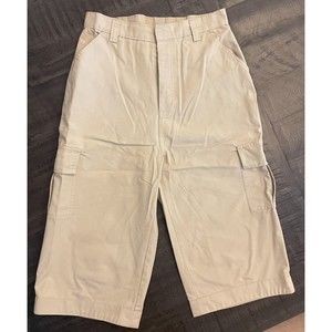 AJS Sport Wear Women's Vintage 90's Khaki Cargo Long Shorts Sz 9 Juniors